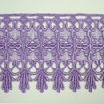 thumbnail image 1 of Lilac Lavender Purple 5/8”~5-1/8” Embroidered Venice Lace Trim Guipure By Yard (17823 (4.75")), 1 of 2