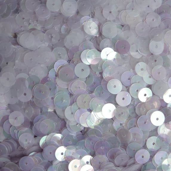 Lilac Light Purple Sequins 6mm Crystal Rainbow Iris Iridescent Made in USA