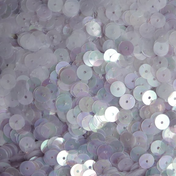 Lilac Light Purple Sequins 6mm Crystal Rainbow Iris Iridescent Made in USA
