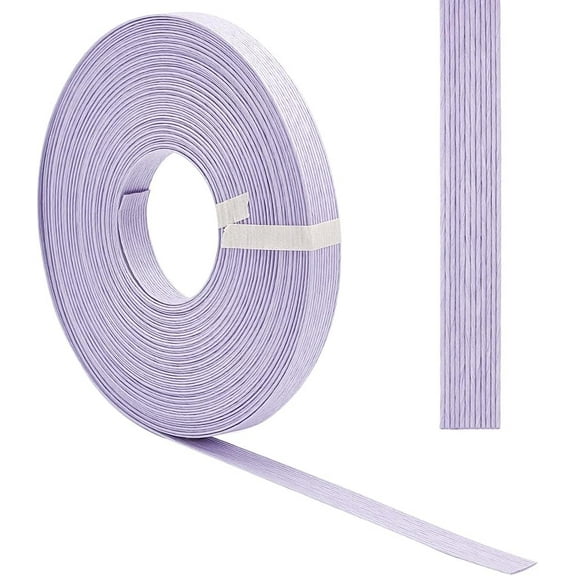 Lilac Paper Rattan Weaving Cane 21.8Yards0.6inch 12-Ply DIY Art Craft Home Decor Flower Bouquets Camel 1roll