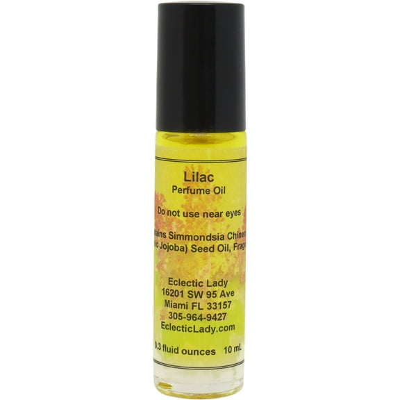 Lilac Perfume Oil, 0.3 Oz Portable Roll-On Fragrance