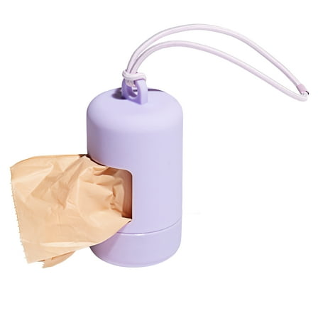 Wild One Dog Waste Poop Bag Carrier Dispenser, Lilac