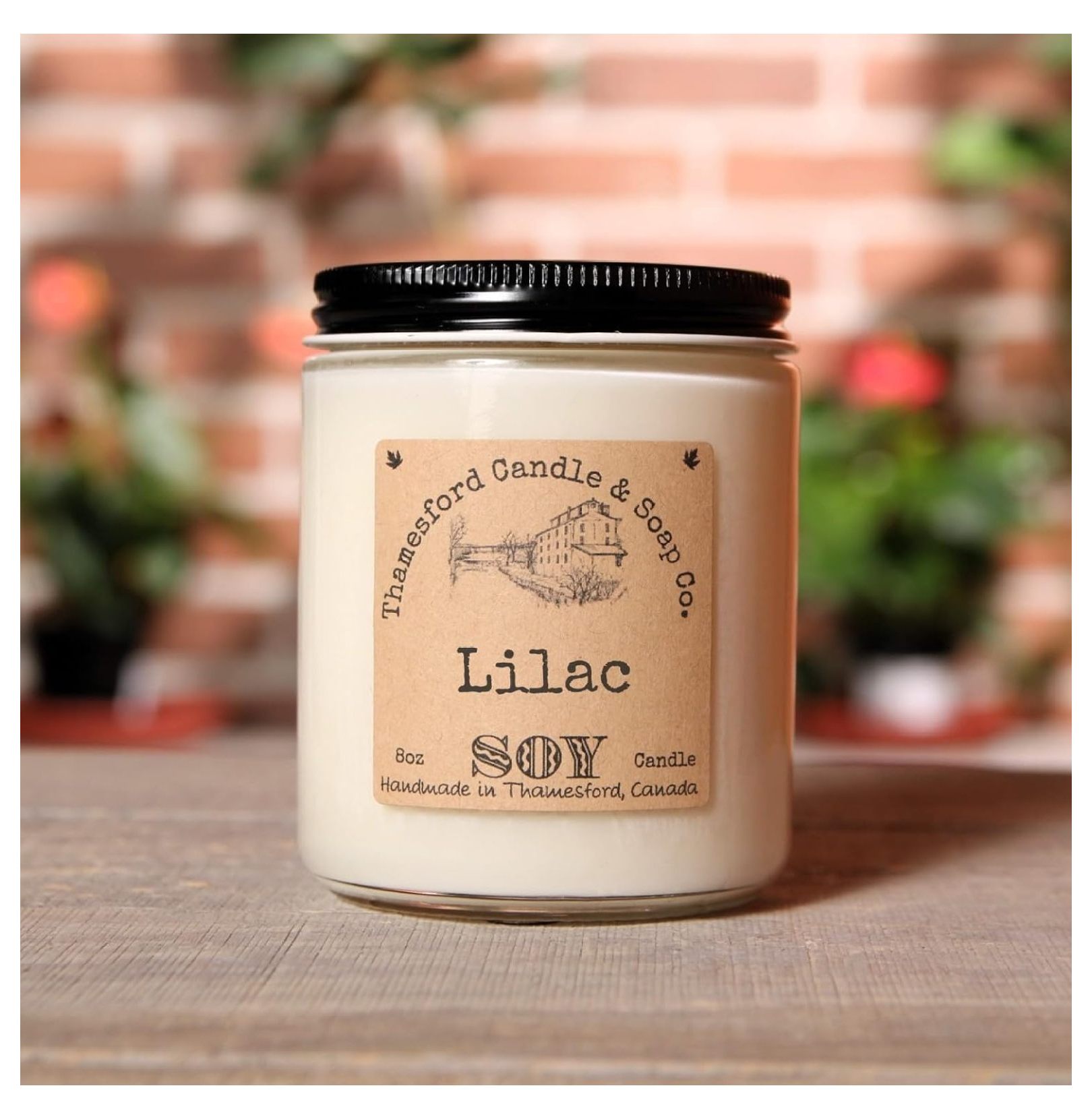 Lilac Pure Soy Scented Candle picked lilacs smells like The real