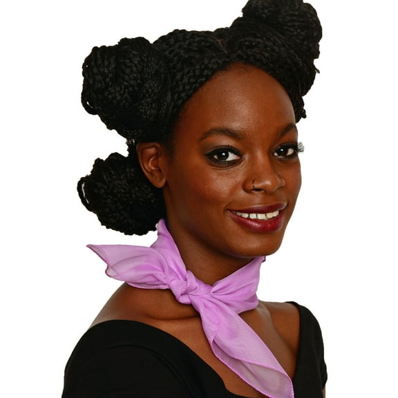 Lilac Sheer Chiffon 21 inch Square Scarf - 50s Style - Hey Viv Retro