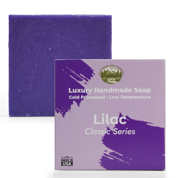 Lilac Soap - Premium Classic Single Soap Bar 5oz - Falls River Soap