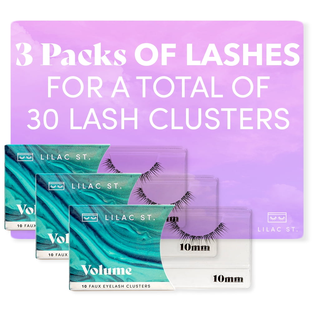 Lilac St. Volume Lashes, Soft Eye Lash Clusters for A Natural Look
