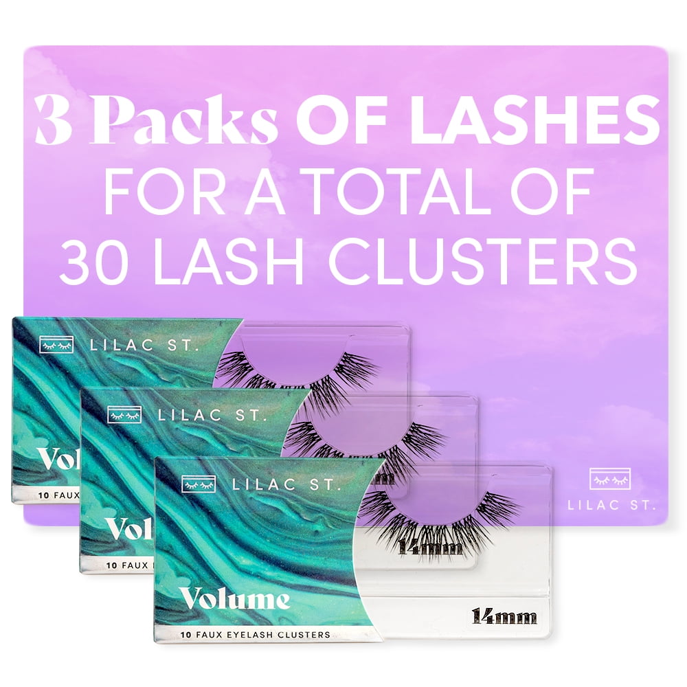 Lilac St. Volume Lashes, Soft Eye Lash Clusters for A Natural Look