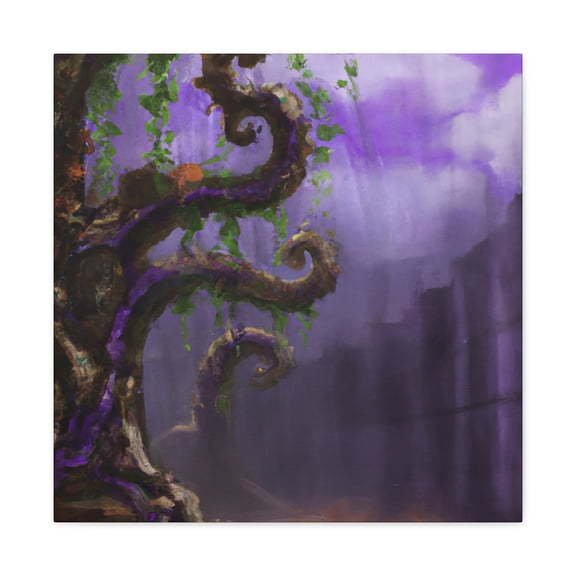 Lilac Steampunk Dreaming - Canvas