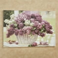 thumbnail image 1 of Lilac Tea Party Canvas Wall Art Purple Large, 1 of 1