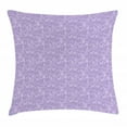 thumbnail image 1 of Lilac Throw Pillow Cushion Cover, Romantic Syringa Flower Bouquets Picture Fresh Botanical Garden in Early Spring Season, Decorative Square Accent Pillow Case, 24 X 24 Inches, Lilac, by Ambesonne, 1 of 2