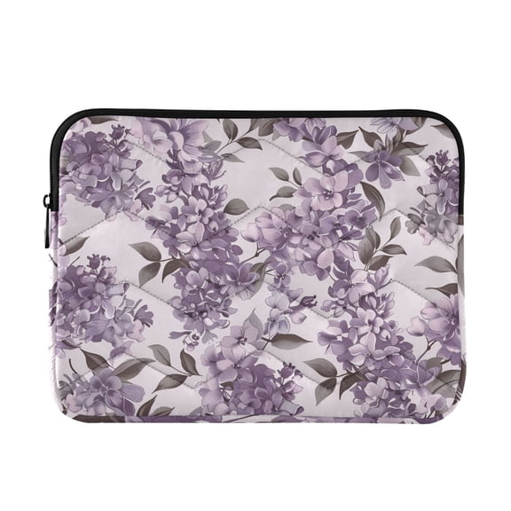 Lilac Vintage Color Quilted Laptop Protective Cases Computer Sleeves Tablet Bags Briefcases M