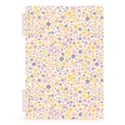 Lilac Yellow Tiny Flower Notebooks 1-subject Journal 60 Sheets A5 College Ruled Paper Detachable Ring 8.3"x5.7"