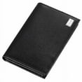 thumbnail image 1 of Lilah Black Leather Weave Pattern Business Card Holder, 1 of 1