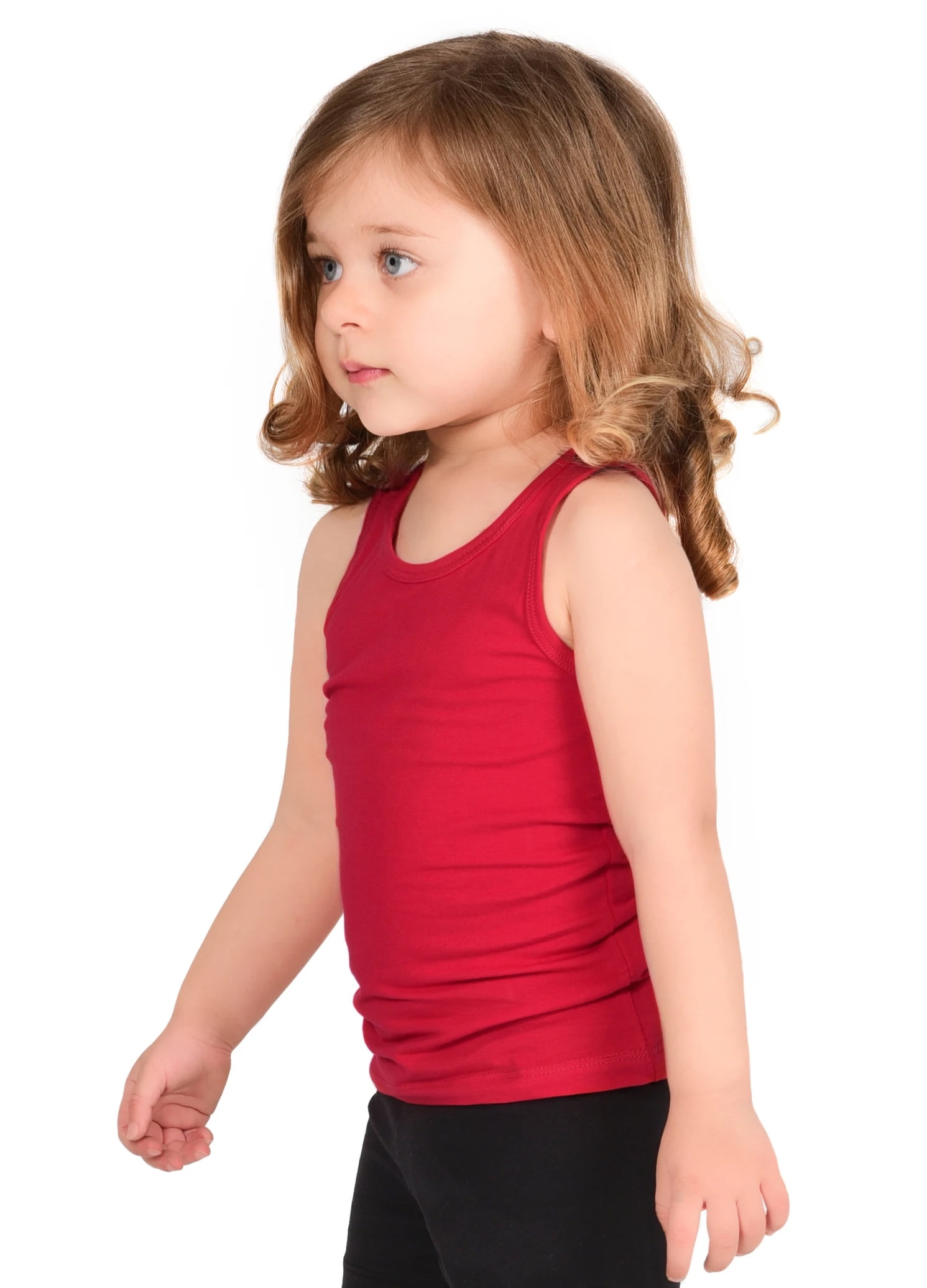 Lilax Girls' Racerback Tank Top Red 9 Years - Walmart.com