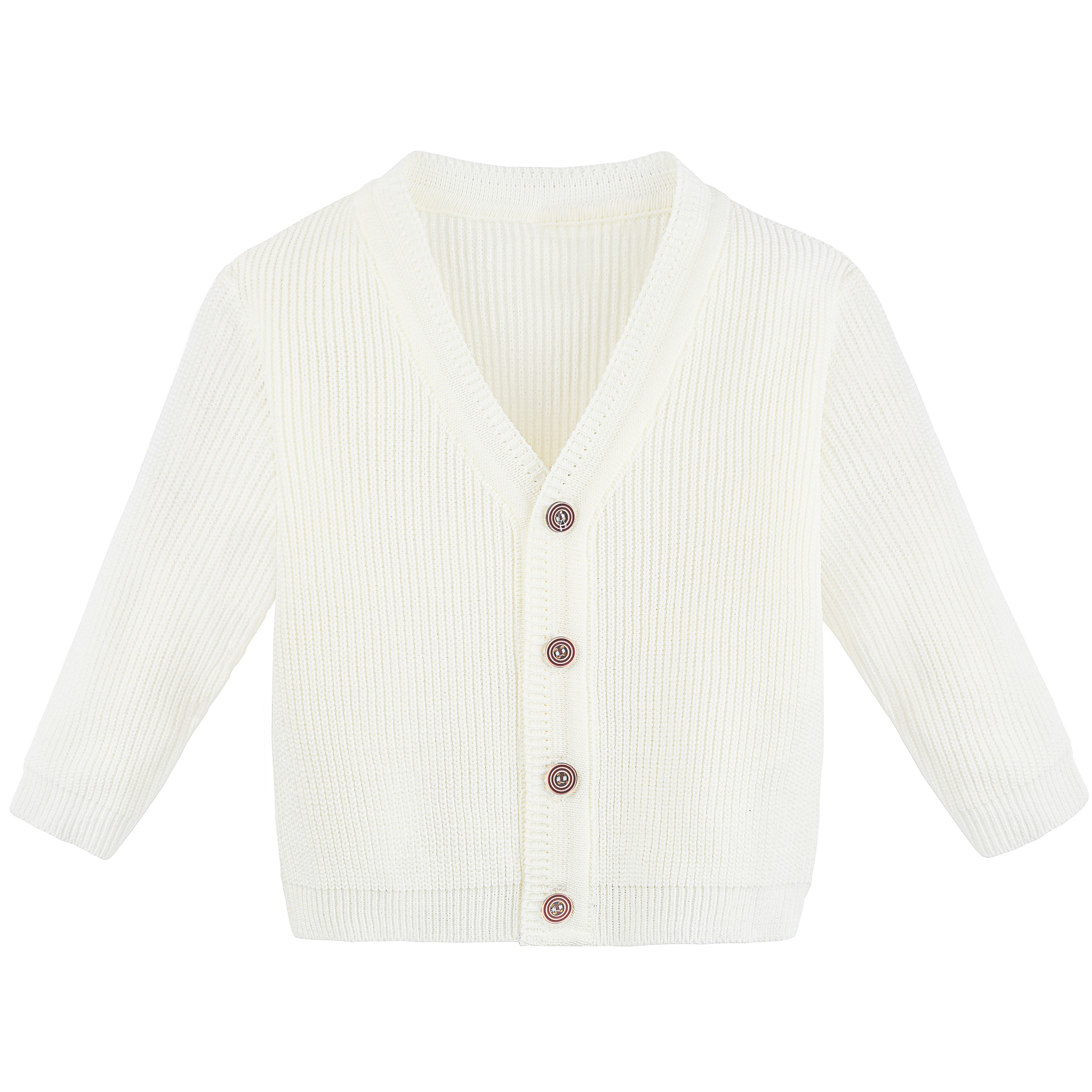Lilax Strickjacke Für Baby-Mädchen - Mit Herzchen-Muster, 100% Acryl, Knopfleiste, Aus Der Türkei