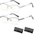 thumbnail image 1 of Lilcher Intellireaders, Titanium Progressive Intelligent Zoom Anti Blue Light Presbyopia Glasses for Men Women, 1 of 5