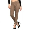 thumbnail image 1 of Lildy Women's Denim Jeggings, Stretchable Cotton Blend, Mocha, Small-Medium, 1 of 5