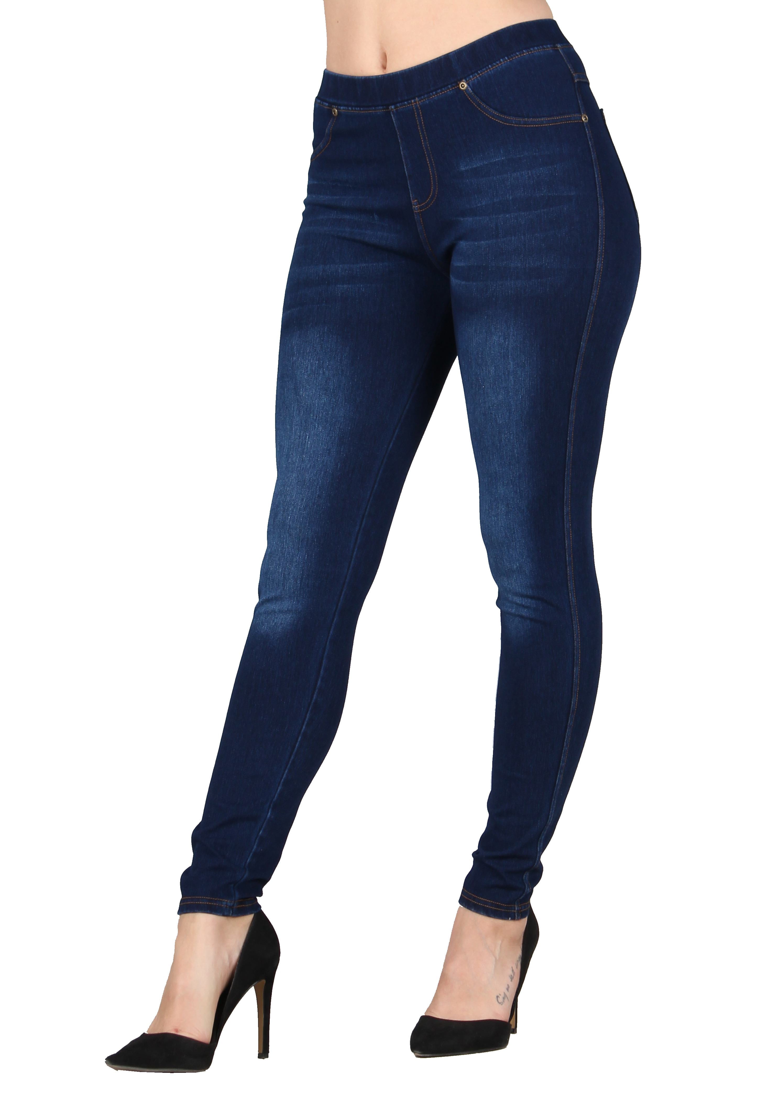 H&M+ Skinny Regular Jeggings - Dark denim blue - Ladies