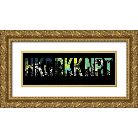 Lile, Oliver 14x8 Gold Ornate Wood Framed with Double Matting Museum Art Print Titled - Flycityflash.ASIE