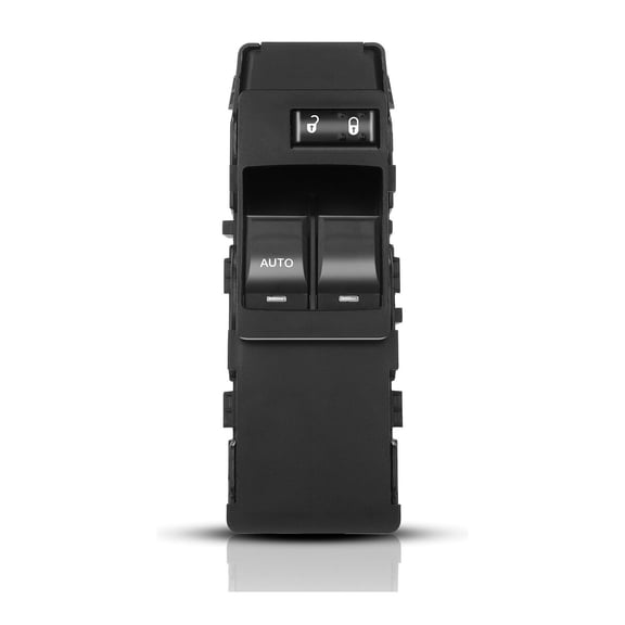 Lilfyxhj Front Driver Left Power Window Switch 1-Package Qty W/ Auto. Down Black Plastic 7+6 Blades 4 Buttons for Dodge for Dakota 3.7L/4.7L 2007-2010,for Mitsubishi for Raider 3.7L 2007-2009