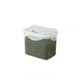 thumbnail image 1 of Lilgiuy 1000ML Large Food Storage Containers with Lids Airtight, Flour Sugar Storage Containers, Clear Plastic Canisters for Cereal, Sugar, Rice, Baking Supplies, 1 of 2