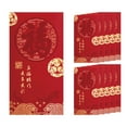 Lilgiuy 10Pcs Chinese Red Envelopes 2025 Large New Year Snake Chinese
