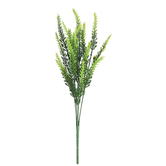 Lilgiuy 15 Inch Artificial Lavender Flowers Faux Plastic Flowers Fake Flowers Lavender Plants for Outdoor Garden Patio Vase Office Table Centerpiece Indoor Decoration