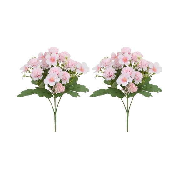 Lilgiuy 2 Packs Hydrangea Artificial Flowers, Artificial Hydrangea, Silk Hydrangea Flowers Fake Hydrangea Artificial Flowers Hydrangea Bouquet for Centerpiece Table Wedding Party Home Decor
