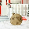 thumbnail image 1 of Lilgiuy 23.6in Inflatable Christmas Ball Inflatables Xmas Ornament Large PVC Multicolor Inflatable Ball Decor for Xmas Tree Holiday Yard Lawn Porch Outdoor, 1 of 5