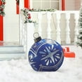 thumbnail image 1 of Lilgiuy 23.6in Inflatable Christmas Ball Inflatables Xmas Ornament Large PVC Multicolor Inflatable Ball Decor for Xmas Tree Holiday Yard Lawn Porch Outdoor, 1 of 5