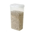 thumbnail image 1 of Lilgiuy 2600ML Large Food Storage Containers with Lids Airtight, Flour Sugar Storage Containers, Clear Plastic Canisters for Cereal, Sugar, Rice, Baking Supplies, 1 of 2