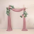 thumbnail image 1 of Lilgiuy 2Pcs Wedding Arch Flowers with 3 Zip Ties and 3 Clips, Wedding Artificial Sign Flower, Welcome Easel Door Decor Wall swags for Reception Backdrop Table Decorations Welcome Sign (Red), 1 of 6