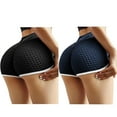 thumbnail image 1 of Lilgiuy 2pc Women's Workout Shorts Scrunch Booty Yoga Pants Running Compression Exercise Middle Waist Butt Lifting Leggings, 1 of 6