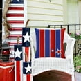 thumbnail image 1 of Lilgiuy 4th of July Pillow Covers 18 x 18, Memorial Day Independence Day Red Blue Star Decorations Summer Throw Pillow Covers Patriotic Cushion Cases for Sofa Couch Bed Outdoor Decor, 1 of 6
