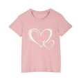 thumbnail image 1 of Lilgiuy 4th of July Shirt for Toddler Kids Boys Girls Cotton T-shirt Fashion Cute Round Neck Print Tee Short Sleeve Top(Pink,7-8 Years), 1 of 5