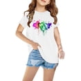 thumbnail image 1 of Lilgiuy 4th of July Shirt for Toddler Kids Boys Girls Cotton T-shirt Fashion Cute Round Neck Print Tee Short Sleeve Top(White,5-6 Years), 1 of 5