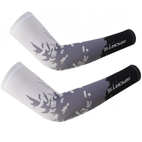 Lilgiuy Arm Sleeves for Men Women Summer Lightweight Cool Compressionun Long Sleeves UV Sun Protection for Sports Fishing Cycling