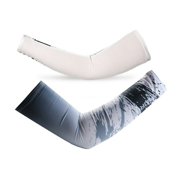 Lilgiuy Arm Sun Sleeves Compression UV Protection Men And Women Summer Sunblock Black,L Winter Clothes for 2022