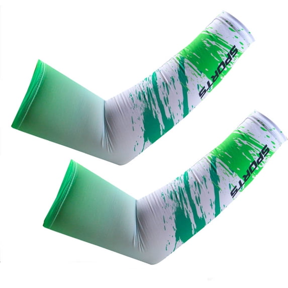 Lilgiuy Arm Sun Sleeves Compression UV Protection Men And Women Summer Sunblock Green,M Winter Fashion 2022