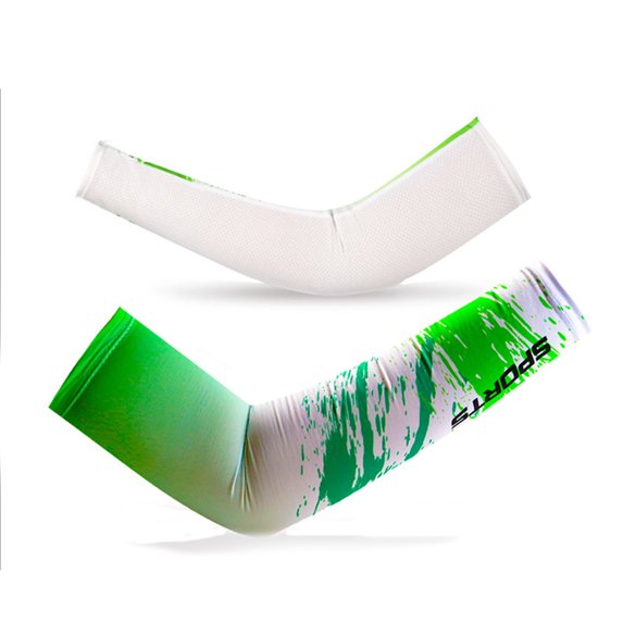 Lilgiuy Arm Sun Sleeves Compression UV Protection Men And Women Summer Sunblock Green,XXL 2022 Fall Winter