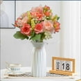 thumbnail image 1 of Lilgiuy Artificial Flowers Clearance, Spring Silk Flowers Fake Flowers Bouquet, 11.8 inch Tall Fake Bouquet with Stems, Plastic Flowers for Wedding Vase Table Centerpiece Floral Arrangements, 1 of 6