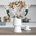 thumbnail image 1 of Lilgiuy Artificial Hydrangea Flowers Silk Bouquet Floral with Stem and Leaf in Bulk for Home Office Wedding Party Spring Outside Garden Patio Table Centerpieces Arch Front Door Decoration, 1 of 7