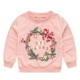 thumbnail image 1 of Lilgiuy Autumn Winter Baby Boys Girls Christmas Cartoon Print Round Neck Pullover Sweatshirt, 1 of 5
