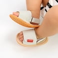 thumbnail image 1 of Lilgiuy Baby Infant Kids Girl Soft Sole Crib Toddler Newborn Shoes Princess Sandals White,0-3 Months Dresses for 2022, 1 of 5
