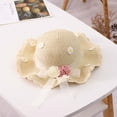 thumbnail image 1 of Lilgiuy Baby Sun Hat Summer Children's Flower Bow Decorated Hat Rope Beach Hat Sun Hat Clearance Sales 2022 Fall Winter, 1 of 2