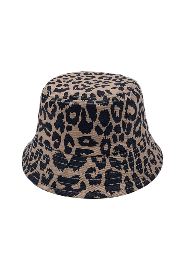 Baby Sun Hat Toddler Kids Summer Fisherman's Hat Camouflage Leopard Pattern Outdoor Children UV-proof Sun Beach Cap Clearance Sales Fall Clothes for 2022 Spring Winter