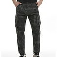 thumbnail image 1 of Lilgiuy Casual Jeans Fashion Pocket Trend Men's Micro Elastic Slim Men's Jeans Overalls Vintage Style Regular Fit Versatile Pants, 1 of 5