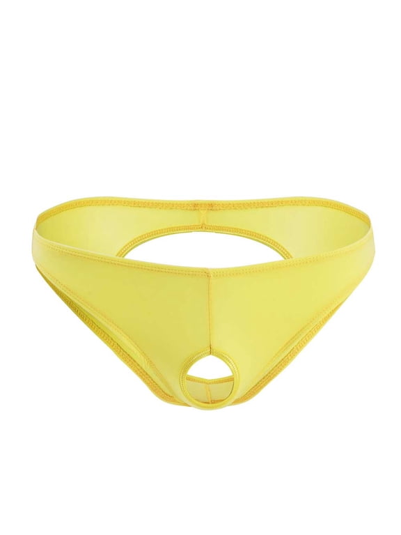 Charming Mini Men's Thong Personality Hoop Fashion Low Waist T Pants Swimsuit Underwear Short Leg Health Underpants