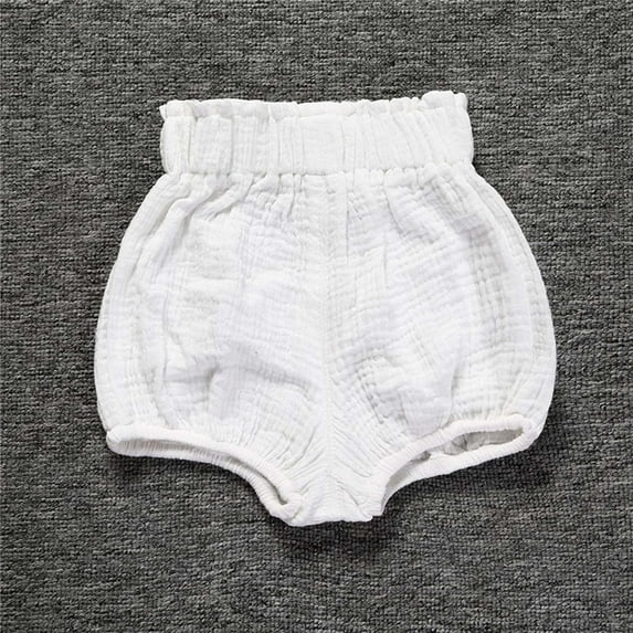 Lilgiuy Children's Summer Bloomer Shorts Casual Solid Color Skinny Triangle Shorts Loose Harem Shorts for Boy Girl
