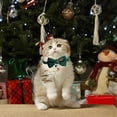 thumbnail image 1 of Lilgiuy Christmas Cats Collar with Bow Belle, Cat Collars for Girl Female Boy Male Cat Collar Christmas Collars for Cats, 11.8in, 1 of 6